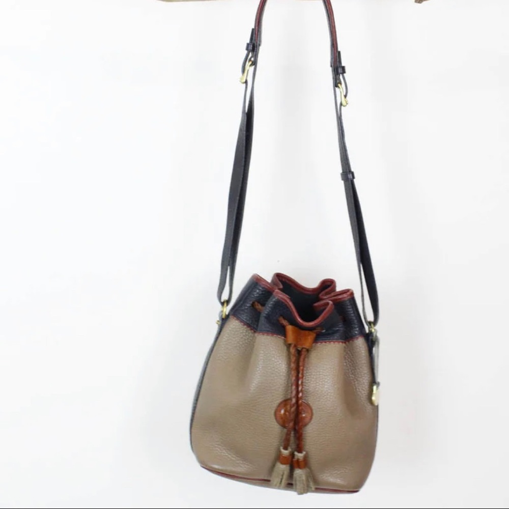 Dooney & Bourke Tricolor Bucket Bag